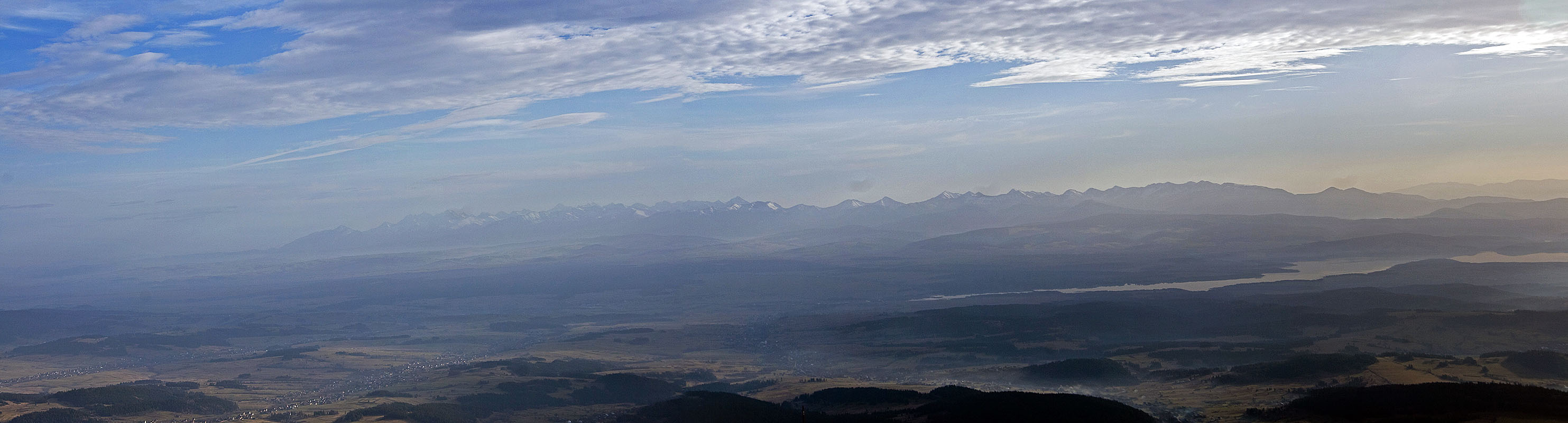Panorama na Tatry